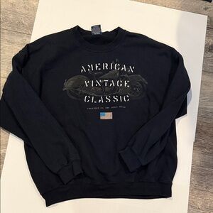 Puritan Black Crewneck Sweater